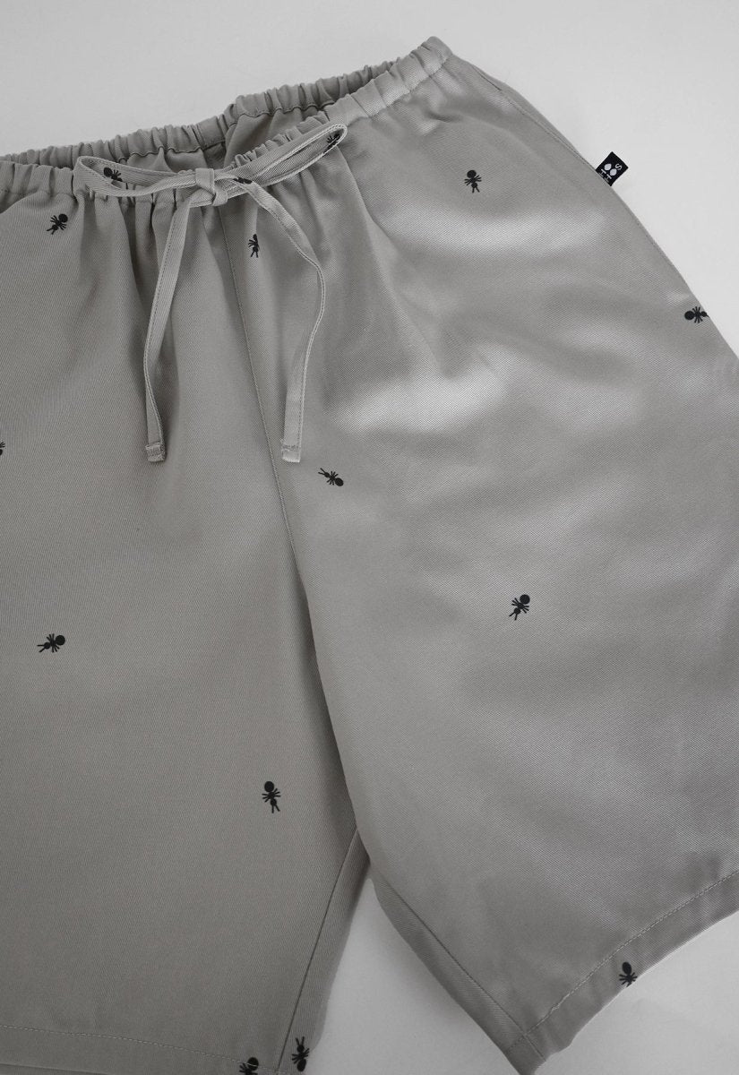 Ants on Your Pants Shorts - Pearl Grey
