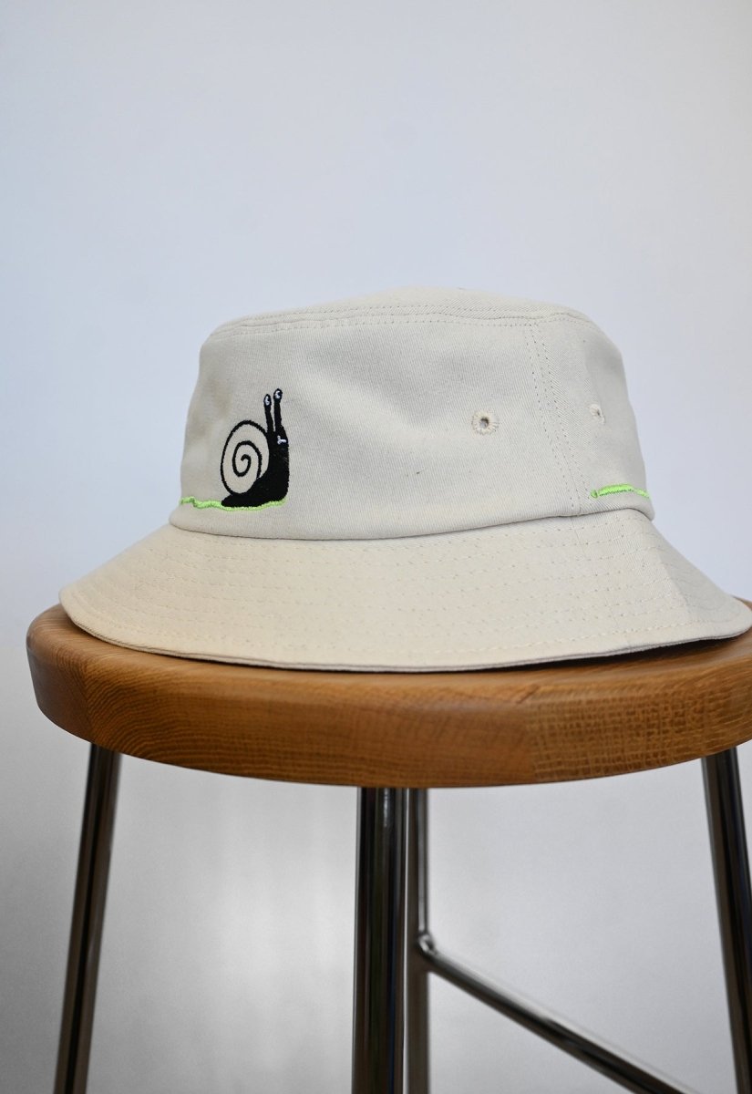 snail bucket hat Natali Koromoto HO HOS HOLE IN THE WALL