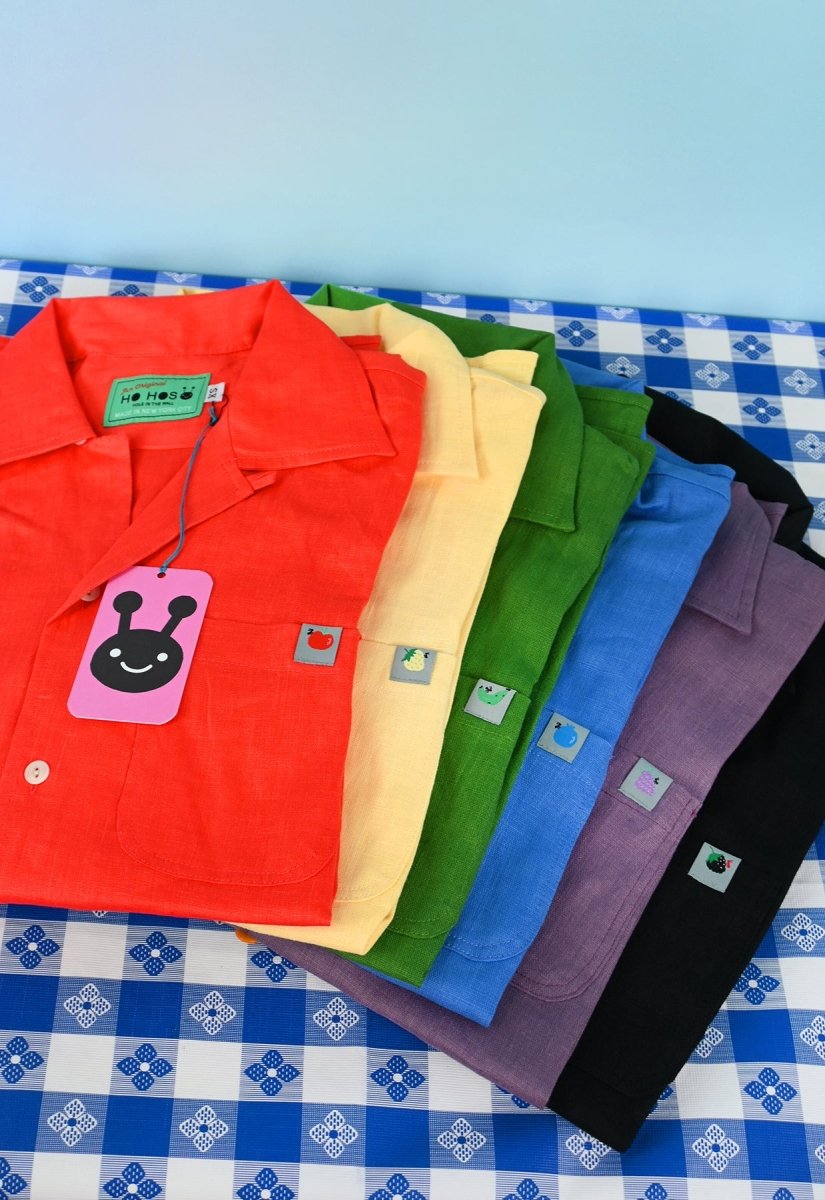 Chemise boutonnée "Tutti-Frutti" - Tomate