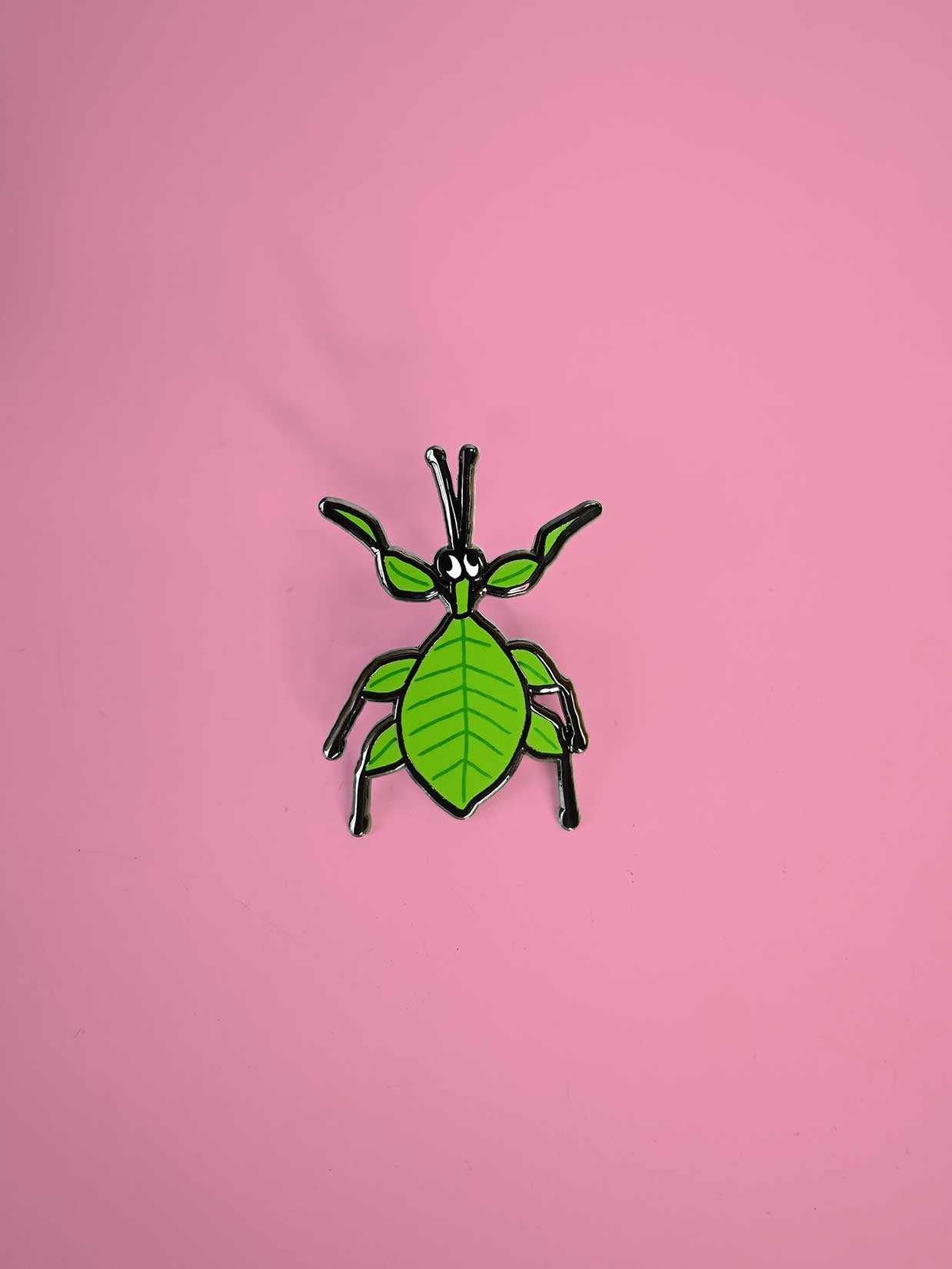 "Leaf Bug" Enamel pin, by HO HOS HOLE IN THE WALL (NYC)