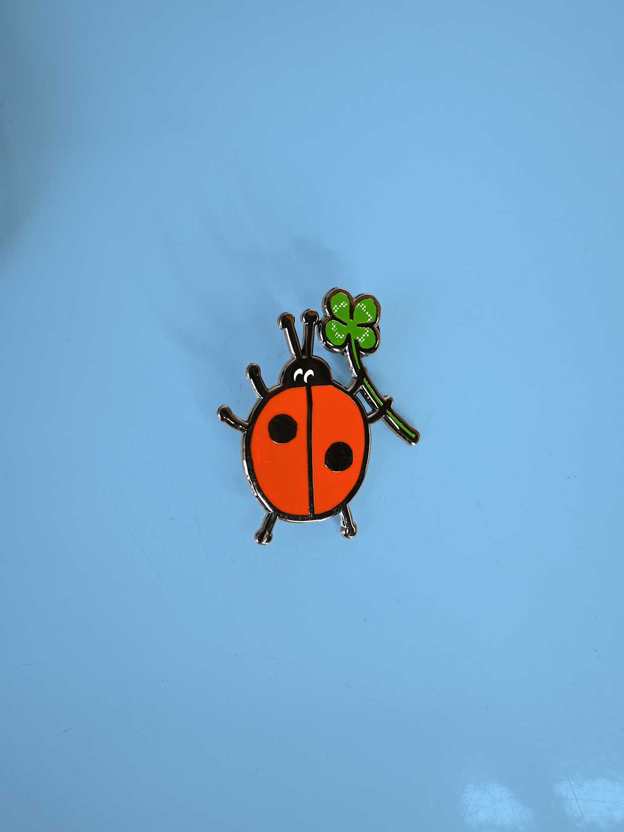 "Lucky Bug" Enamel pin, designed by HO HOS HOLE IN THE WALL (NYC)