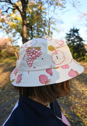 Urban Outfitters Embroidered Fruit Bucket Hat Artsy Hipster Hippie Streetwear-OS Urban Outfitters Black Embroidered Fruit Bucket Hat Cap  main image 4
