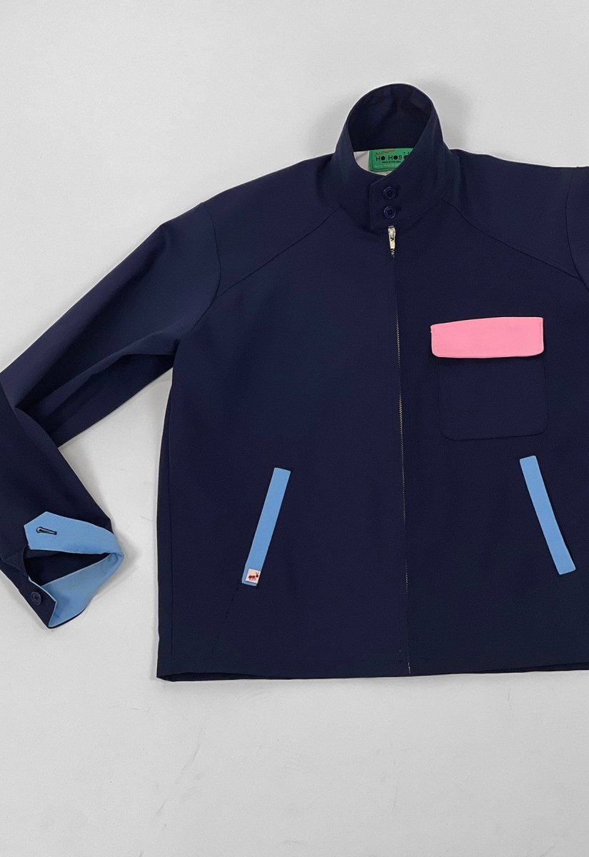 HO HOS HOLE IN THE WALL color block jacket