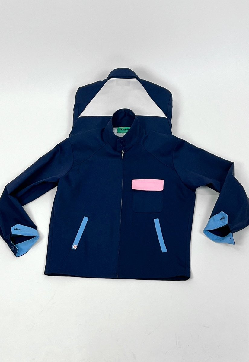 "In the Navy" Color Block Jacket