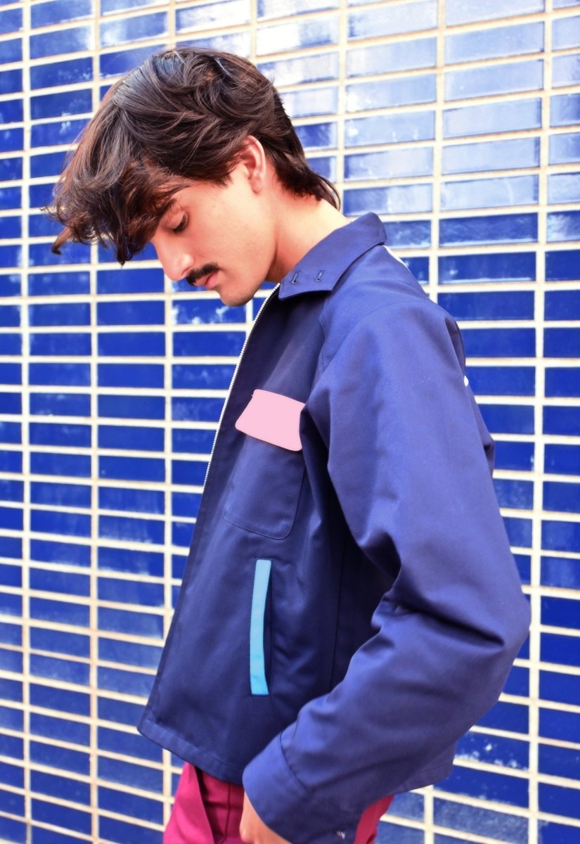 "In the Navy" Color Block Jacket
