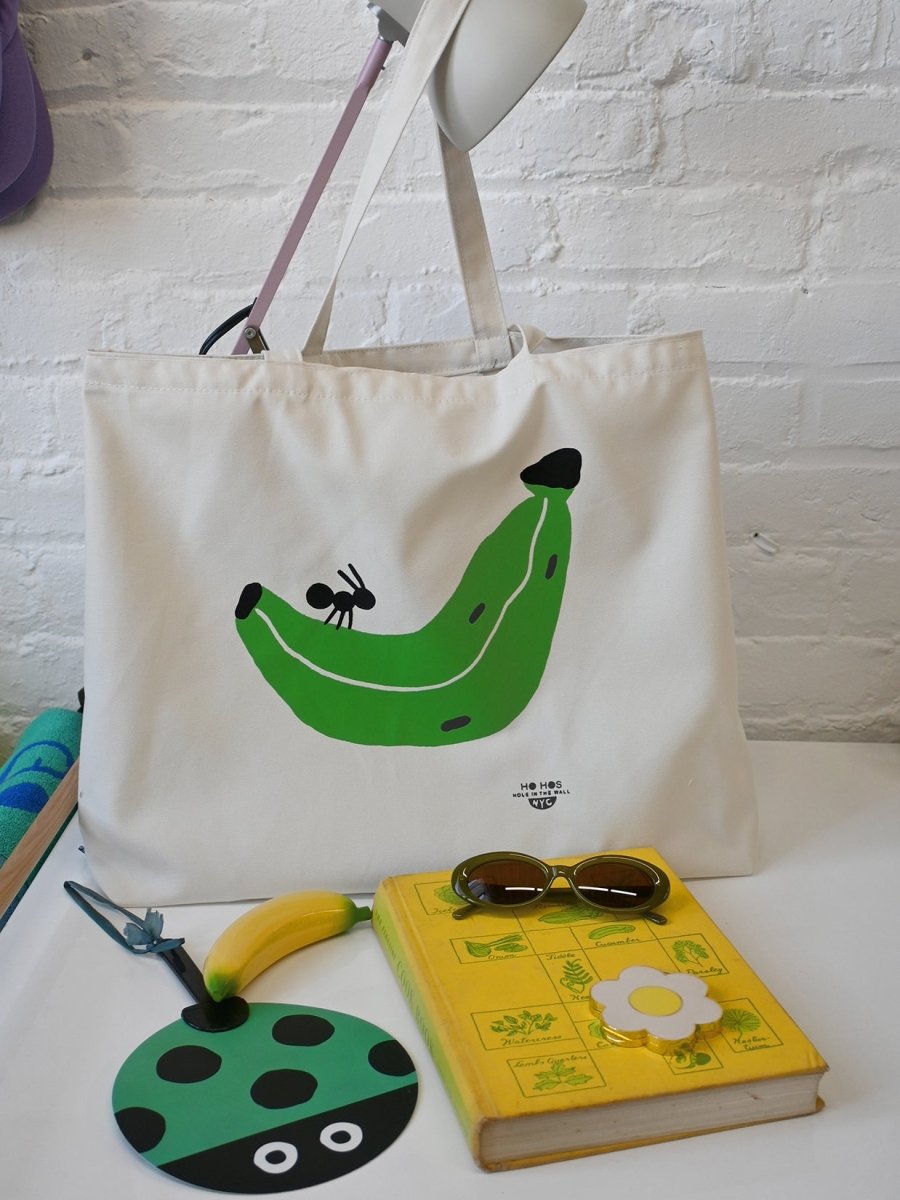 "Plantain" tote bag - Design by HO HOS HOLE IN THE WALL