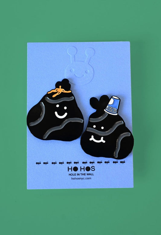 Juego de pines esmaltados "Trash Pals"