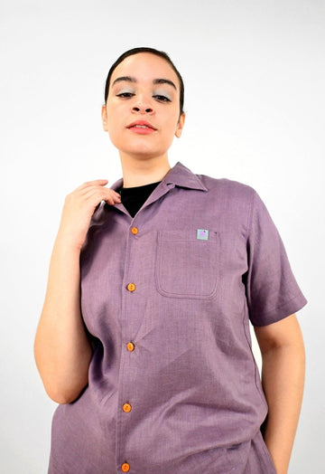 grape dress shirt Men's regular shirt with grape cluster print