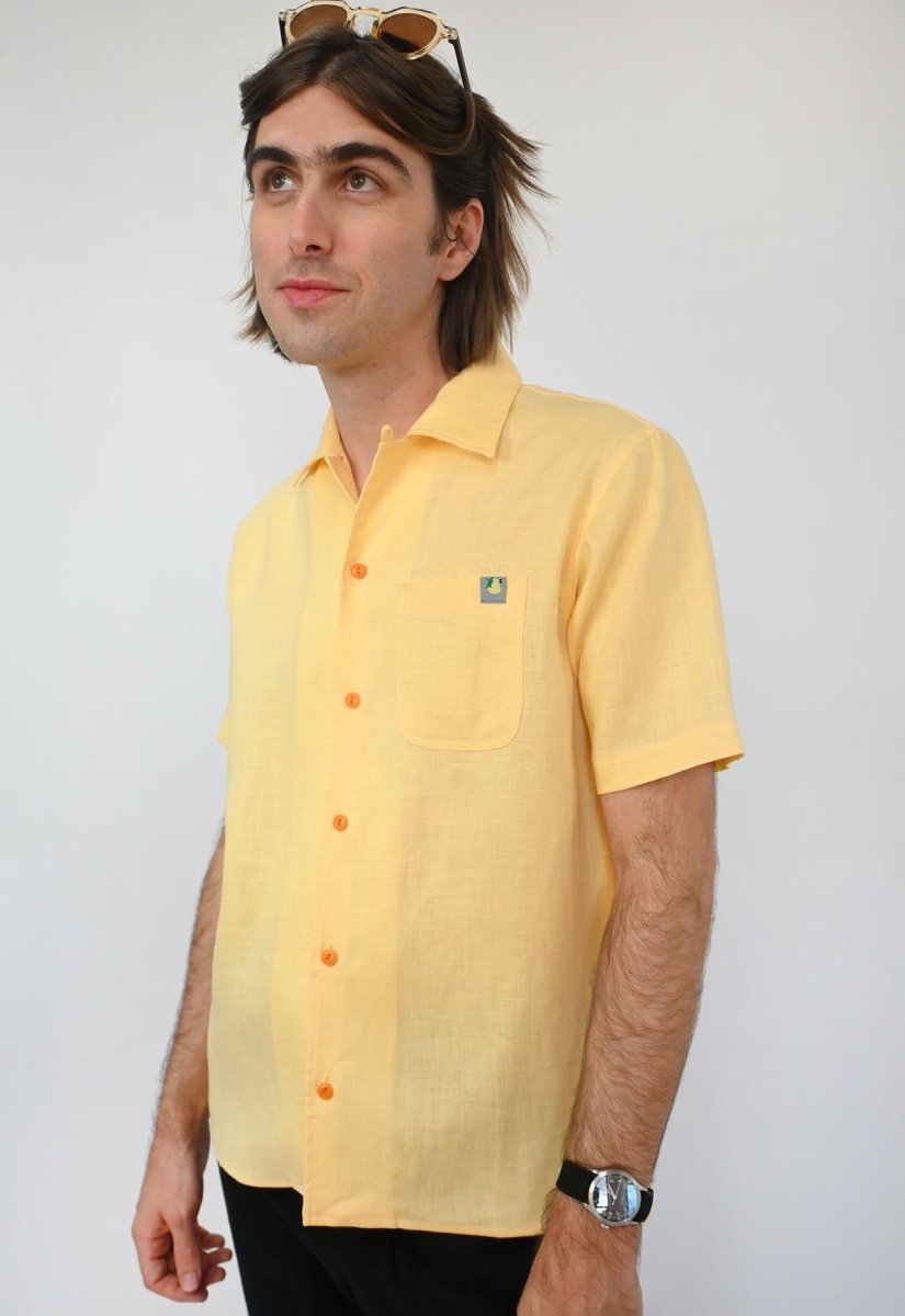 yellow strawberry shirt