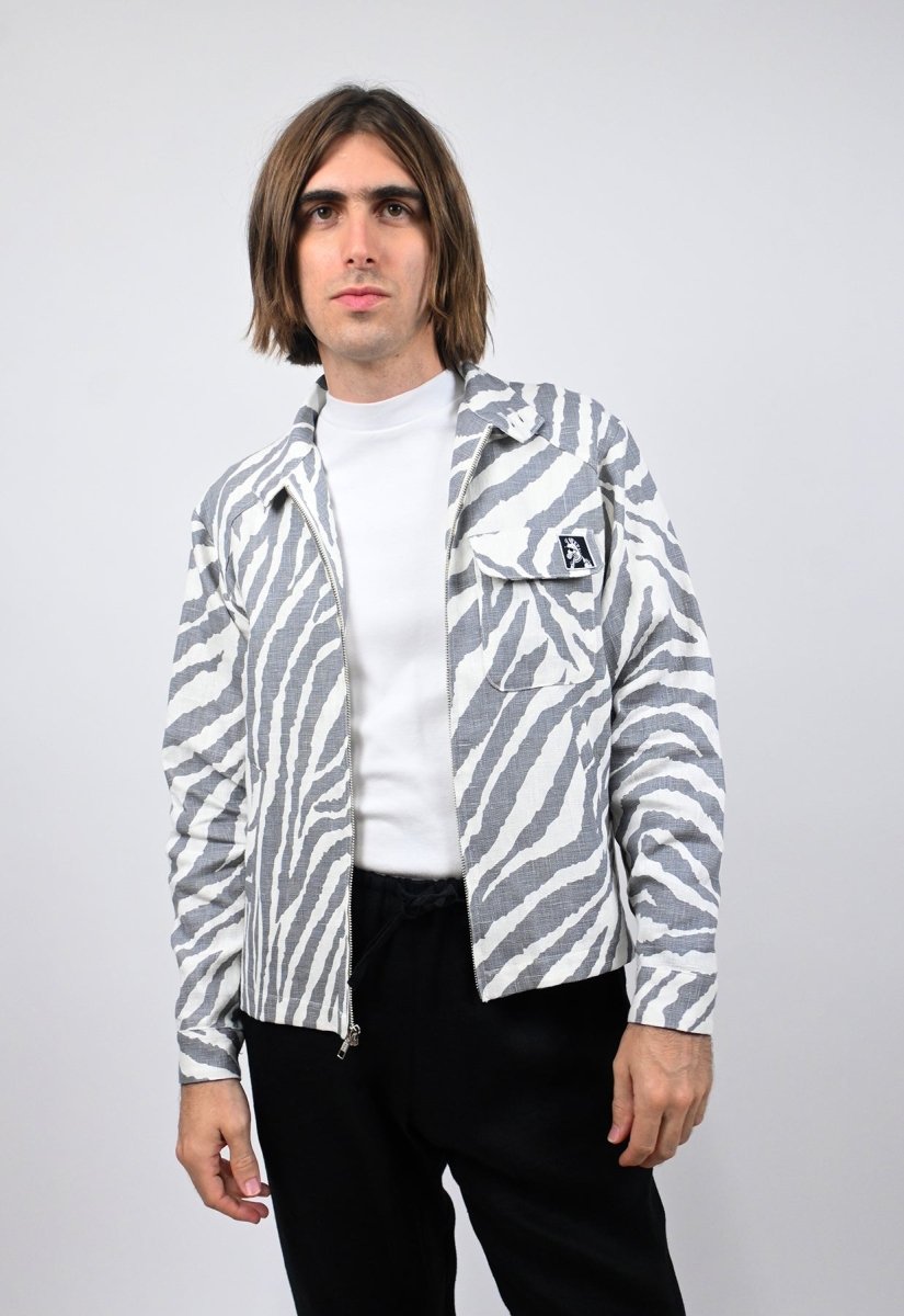 Zebra print jacket clearance mens